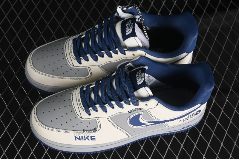 Nike Air Force 1 '07 Low The North Face Collaboration - Blue White Grey - KK1988-016