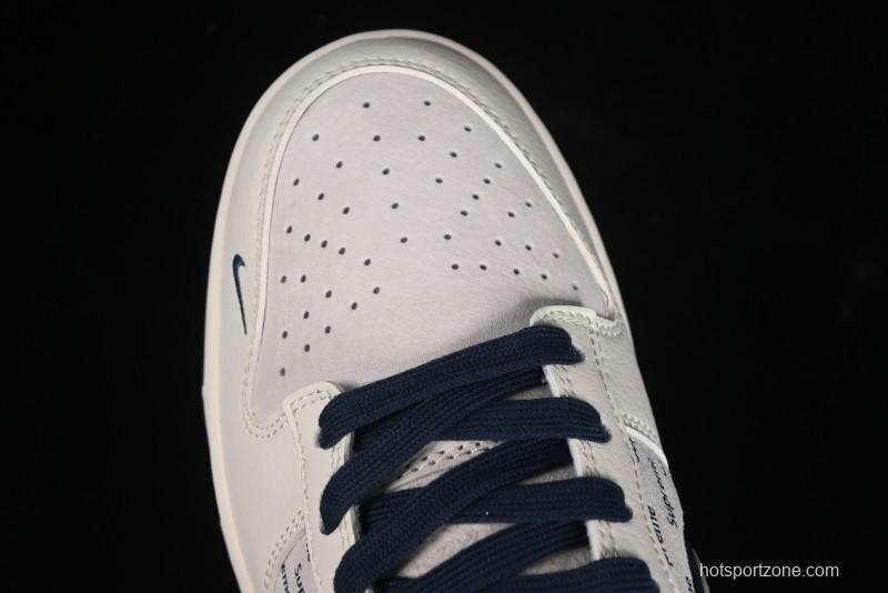 Nike SB Dunk Low Supreme Collaboration - Off-White Double Swoosh Anniversary Custom Low-Top Casual Sneakers - XX2025-288