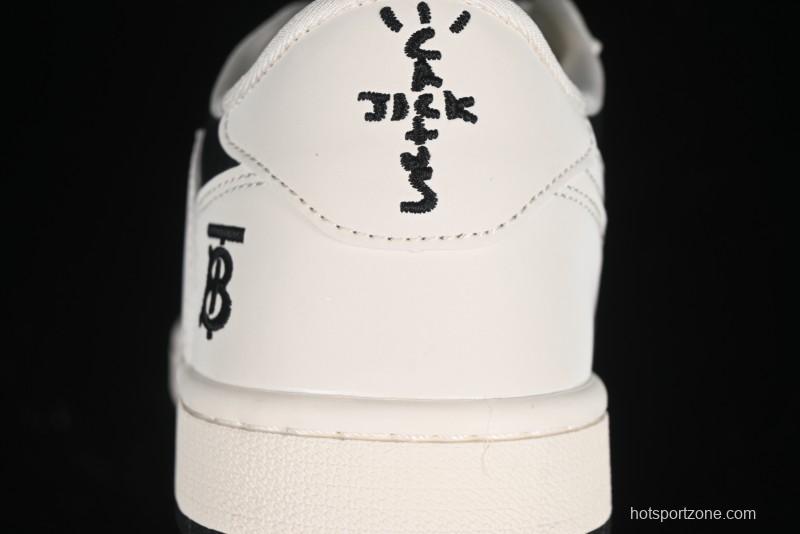 Nike Travis Scott x Fragment Design x Air Jordan 1 Low OG SP AJ1 Burberry Collaboration - BB6588-316