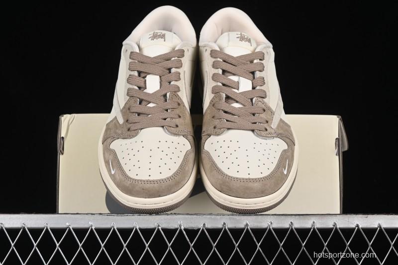 Nike Travis Scott x Fragment Design x Air Jordan 1 Low OG SP AJ1 Retro Sneakers - JH6089-001