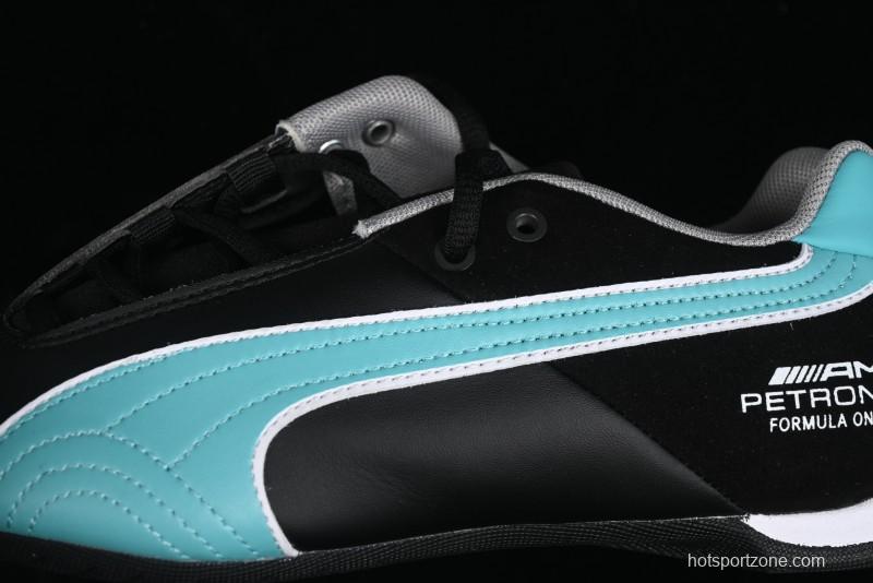 Puma Sparco Future Round Toe Lace-Up Low-Top Lifestyle Casual Shoes in Leather and Fabric - 308155-01