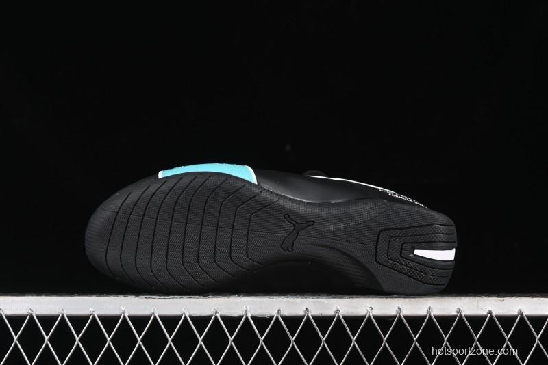 Puma Sparco Future Round Toe Lace-Up Leather Fabric Low-Top Lifestyle Casual Shoes - 308155-01