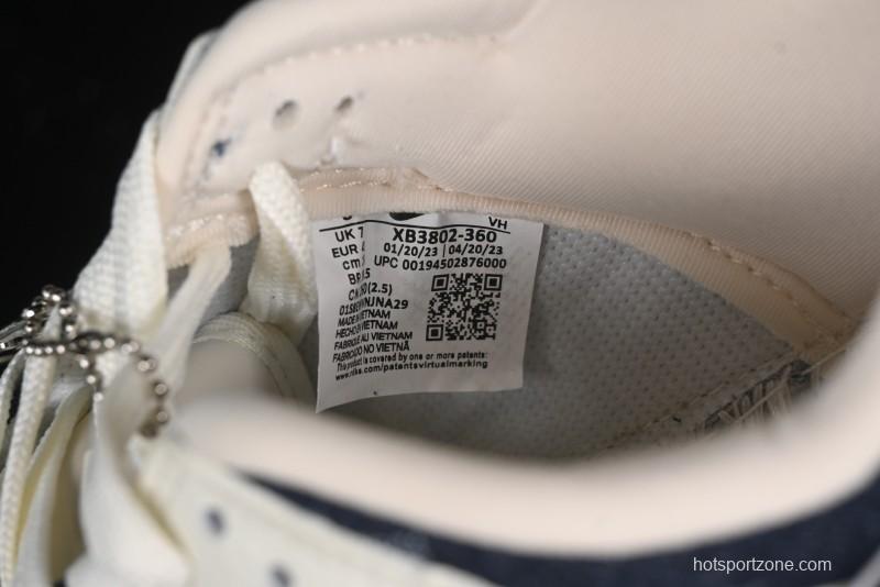 Nike SB Dunk Low LV Collaboration - Denim Print Swoosh Anniversary High-End Custom Low-Top Casual Skate Shoes - XB3802-360