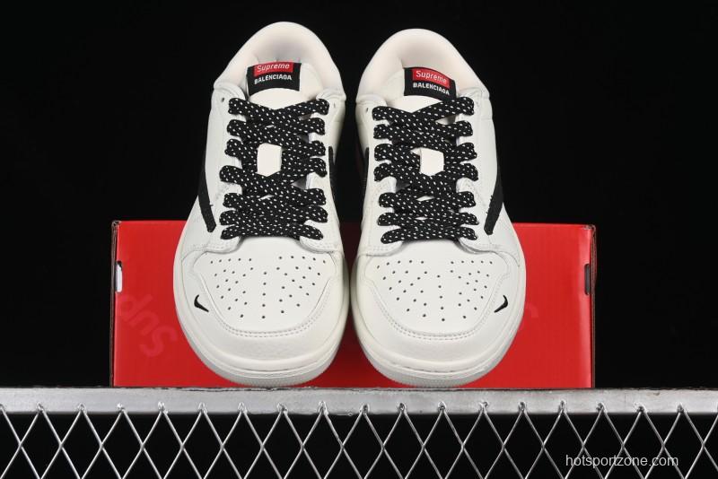 Nike Travis Scott x Fragment Design x Air Jordan 1 Low OG SP AJ1 Supreme Collaboration - JH6088-704