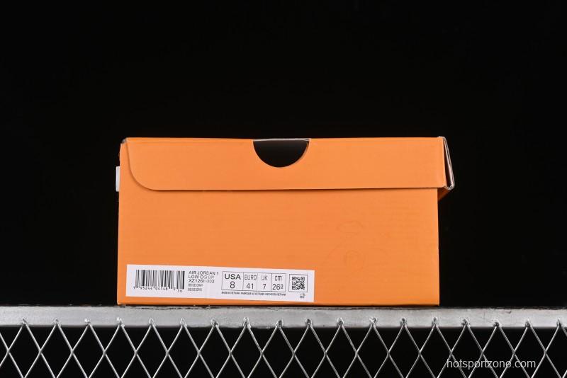 Nike Travis Scott x Fragment Design x Air Jordan 1 Low OG SP AJ1 LV Collaboration - XZ1268-002