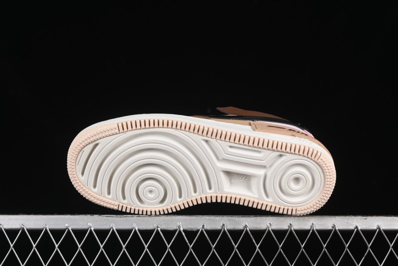 Nike Air Force 1 Shadow Low-Top Sneakers with Lightweight EVA Midsole and Anti-Slip RB Rubber Outsole - DZ1847-200