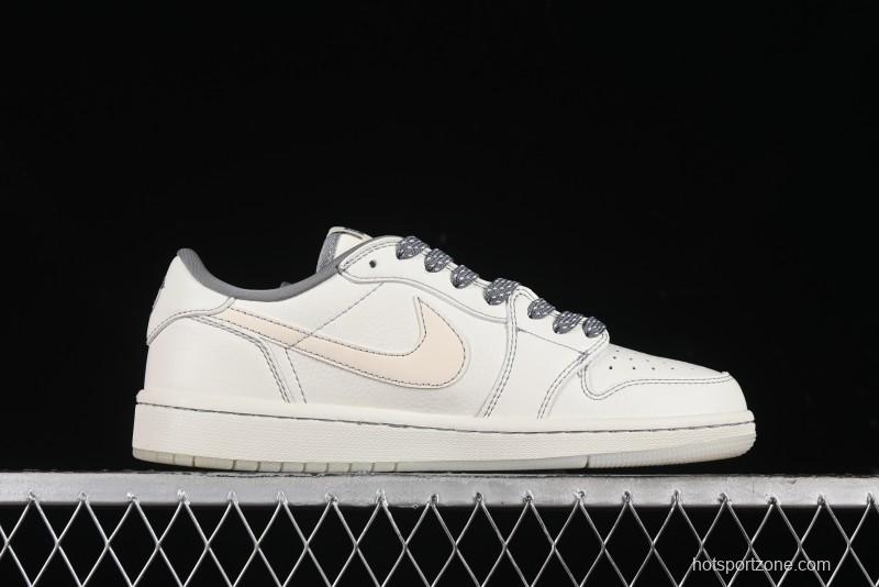 Nike Travis Scott x Fragment Design x Air Jordan 1 Low OG SP AJ1 Supreme Collaboration - CH6336-011