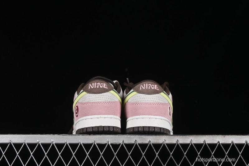 Nike Dunk Low 85 Double Swoosh Series Year of the Snake SB Low-Top Casual Skate Shoes - HV1799-161