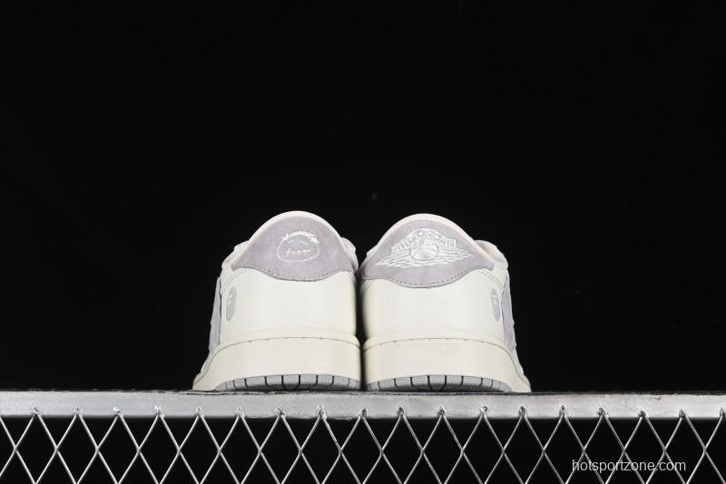 Nike Travis Scott x Fragment Design x Air Jordan 1 Low OG SP AJ1 Casual Sneakers - JH6088-701