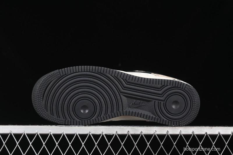 Nike Air Force 1'07 Low Stussy Collaboration - Milk Tea Low Top Casual Sneakers - XZ6188-999