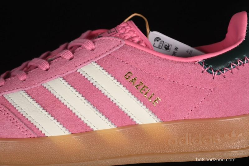 Adidas Originals Gazelle Indoor JI2014 Low-Top Sneakers with Thick Sole for Casual Wear Anti-Slip and Durable - JI2014