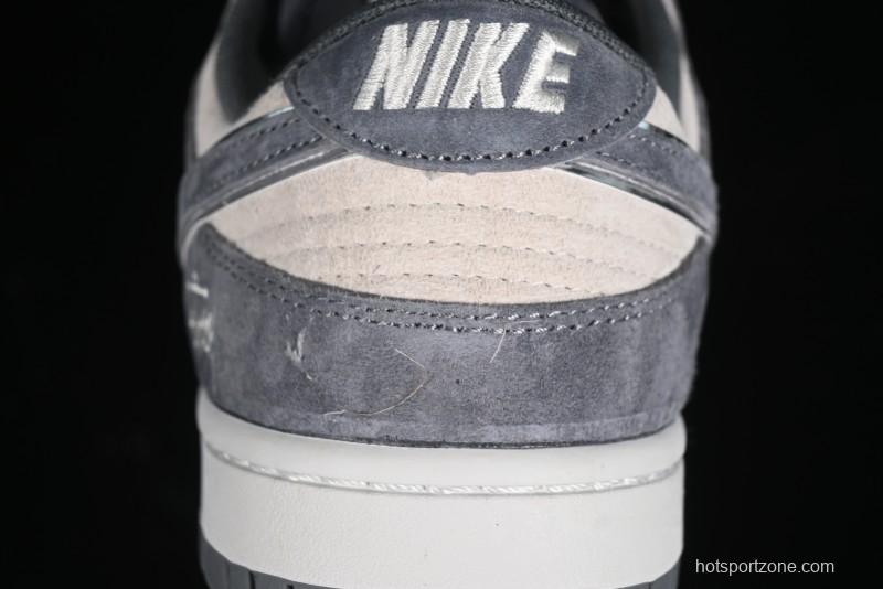 Nike SB Dunk Low Stussy Anniversary Edition Premium Customized Low-Top Casual Sneakers - XX2025-508