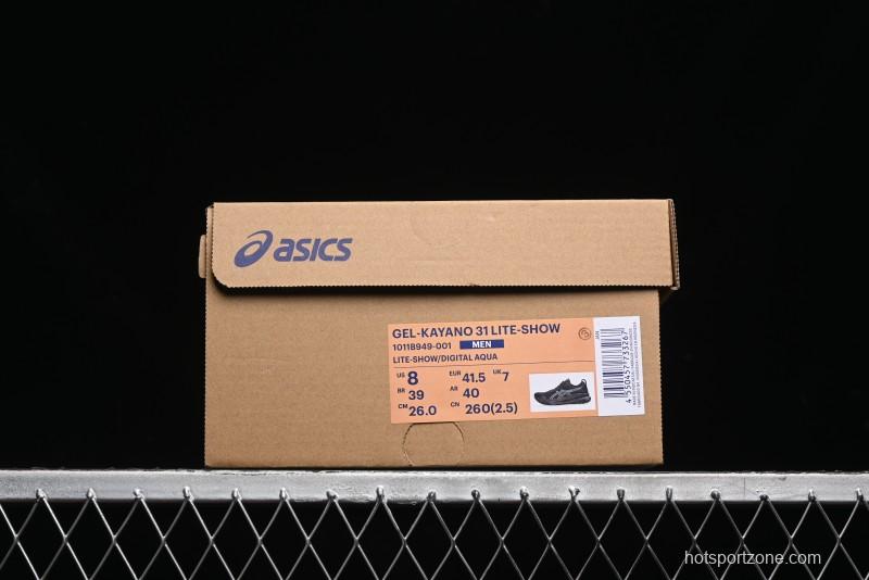 Asics Gel-Kayano 31 Running Shoes with GEL Cushioning and FLYTEFOAM BLAST - 1011B949-001