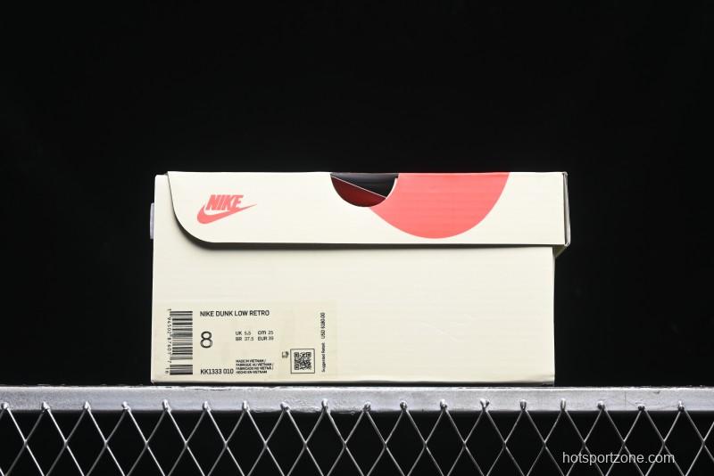 Nike SB Dunk Low Supreme Collaboration Anniversary Custom Low-Top Casual Skate Shoes - KK1333-010