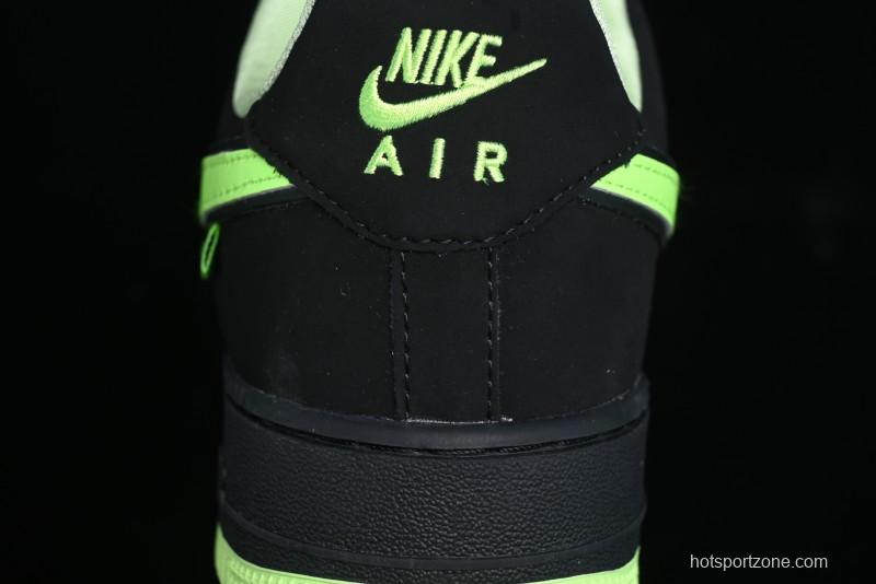 Nike Air Force 1 '07 Low Supreme Collaboration - Night Glow Low-Top Casual Sneakers - DF0188-009