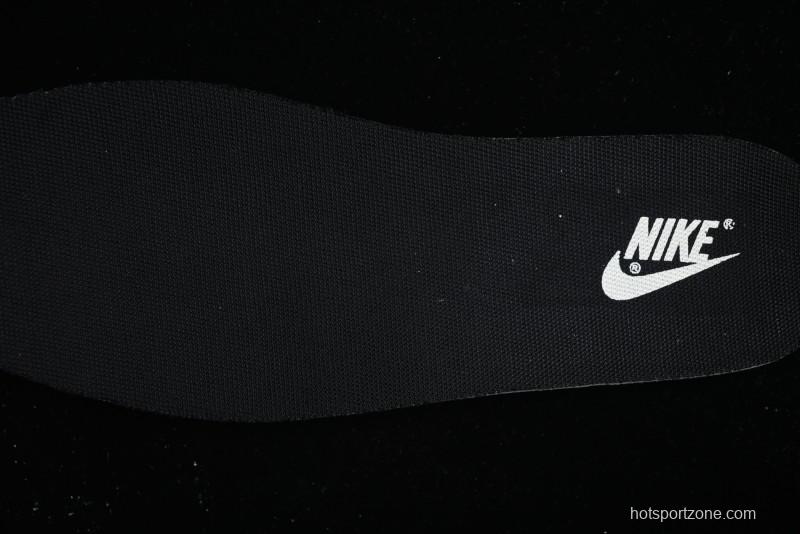 Nike SB Dunk Low Supreme Collaboration - Black Stitch Mini Swoosh Custom Low-Top Casual Skate Shoes - XX3186-302