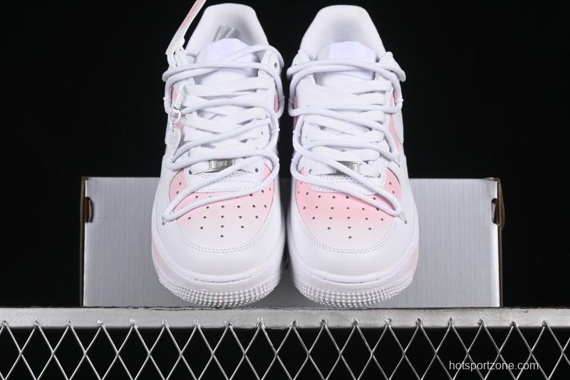 Nike Air Force 1 '07 Low Custom Spray Cherry Blossom Story Low-Top Casual Sneakers - ZH0316-052
