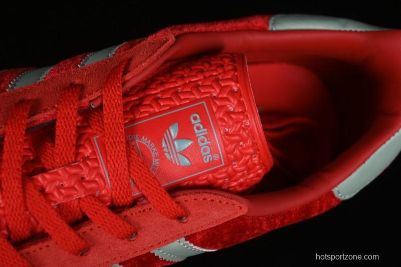 Adidas Originals Gazelle Indoor Sneakers with Thick Sole for Casual Wear Non-Slip耐磨 Low-Top Board Shoes - IG6786