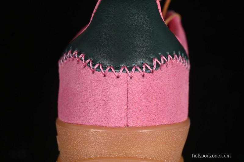 Adidas Originals Gazelle Indoor JI2014 Low-Top Sneakers with Thick Sole for Casual Wear Anti-Slip and Durable - JI2014