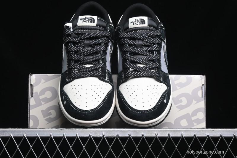 Nike SB Dunk Low The North Face Collaboration - EDG Print Anniversary Customized Low-Top Casual Sneakers - XS1086-005