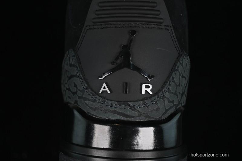 Nike Air Jordan 3 Retro Basketball Shoes in Midnight Black - CT8532-001