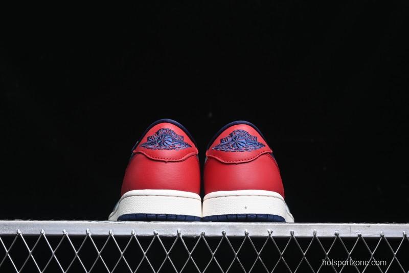 Nike Air Jordan 1 Low OG "Howard University" Casual Sneakers - HQ2993-100