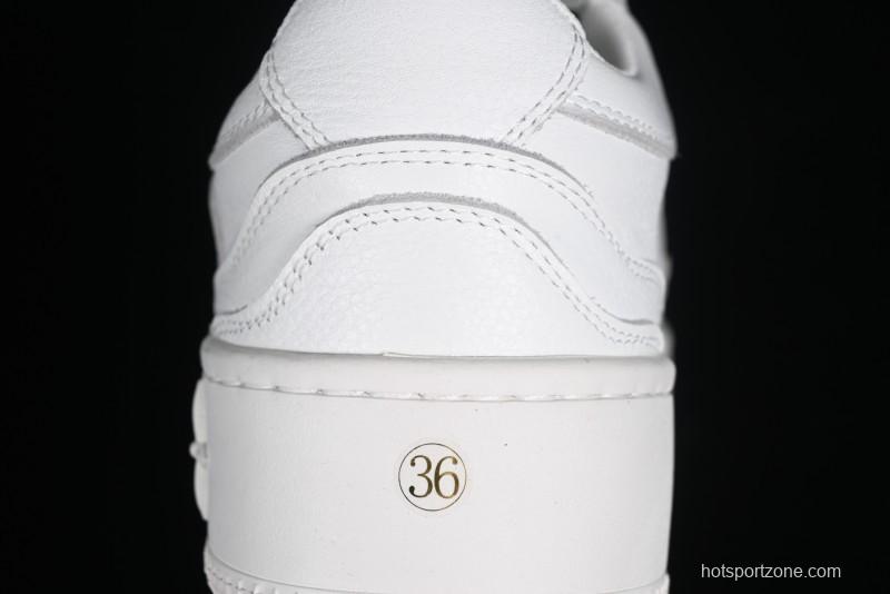 SMFK Comfortable Chunky Sole White Sneakers - T.D4