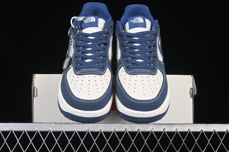 Nike Air Force 1 '07 Low Teddy Bear Collaboration Suede Blue Low-Top Casual Sneakers - KK1988-054