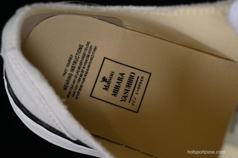 Wayne Original Sole Leather Low Sneaker with Deconstructed Ice Cream Sole - W.E5