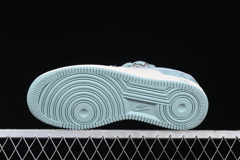 Nike Air Force 1 '07 Low Green Snake Lace-Up Casual Sneakers - KK1988-023