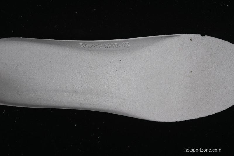 Choco Concert Leather Round Square Asymmetric Fashion Sneakers Black White - AJE5