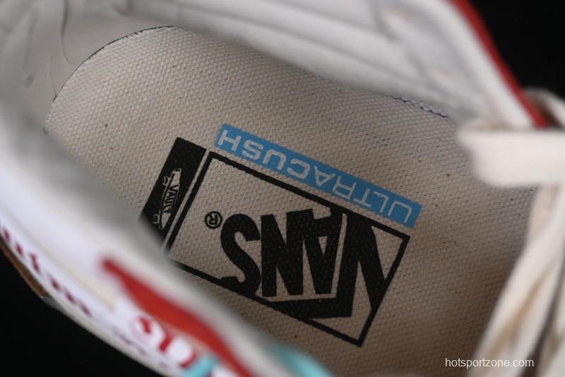 Palm Angels x Vans Sk8-Mid Mid-Top Casual Skate Shoes with Vintage-Inspired Design - VN000CRPGRN