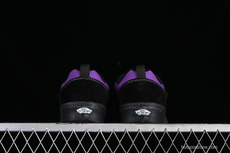 Vans Classics Knu Skool Black Purple Slip-On Shoes - VN0009QCSWE