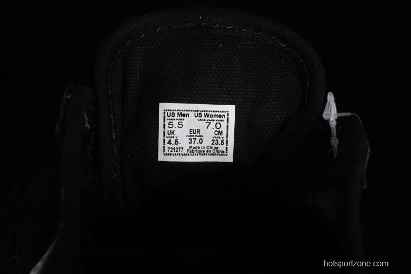 Vans Style 36 SF All Black Skate Shoes with Killer Whale Half-Toe Cap Design - VN0A3MVLB8C