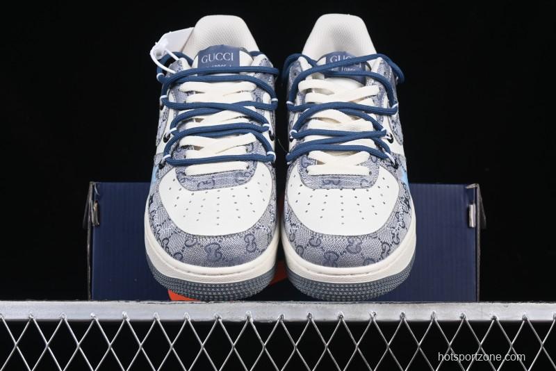 Nike Air Force 1 '07 Low Blue Star Casual Sneakers - BD0077-222