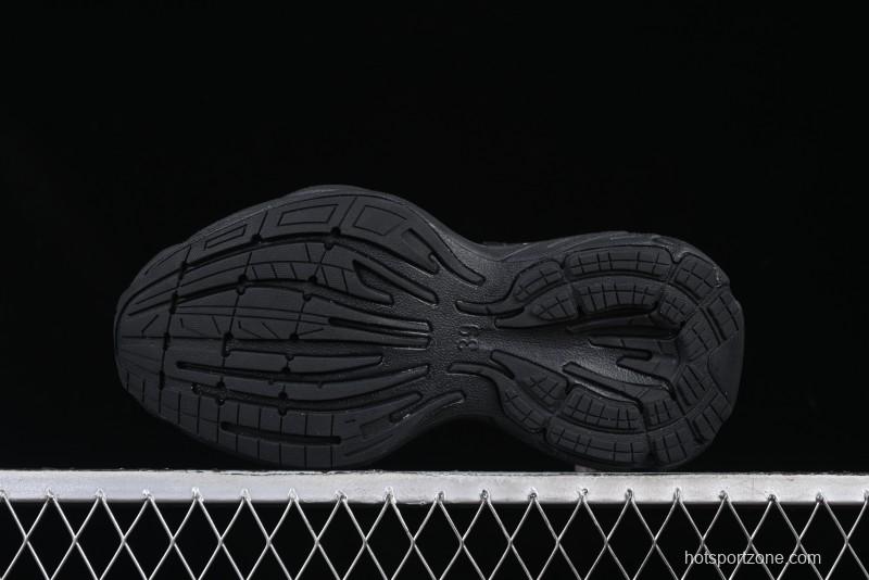 Balenciaga Monday Leather Round Toe Lace-Up Low-Top Casual Shoes - WDTSC1000