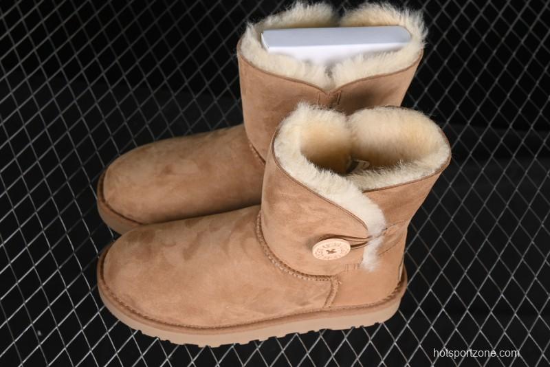 UGG Official Classic Button Sheepskin Snow Boots - 1016226 Chestnut