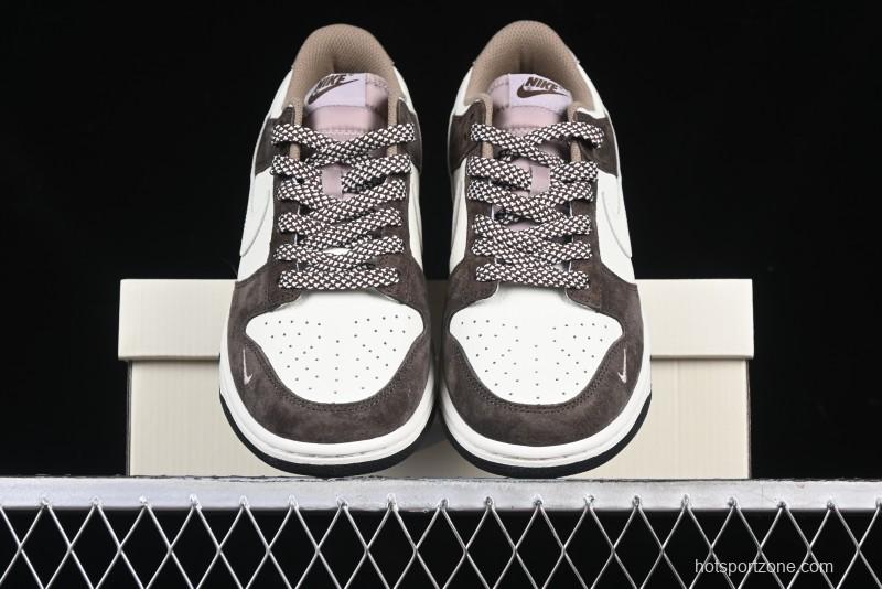 Nike SB Dunk Low The North Face Collaboration Black Brown Anniversary High-End Custom Low-Top Casual Skate Shoes - DJ2024-058