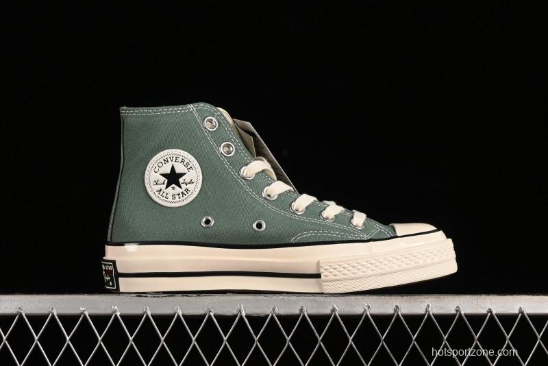 Converse Chuck 1970s High Top Casual Canvas Sneakers in Pine Green - A06521C