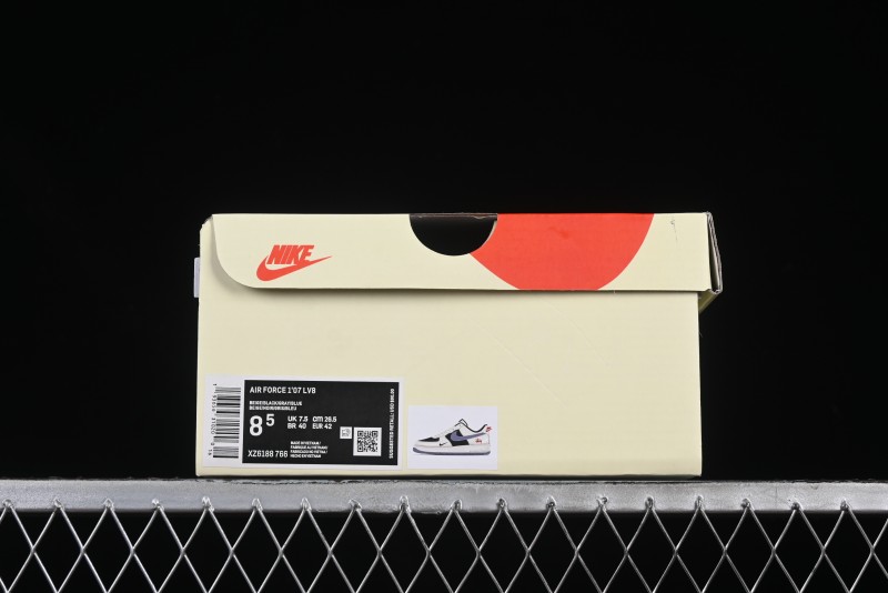 Nike Air Force 1 '07 Low Stussy Collaboration Beige Grey Black Low-Top Casual Sneakers - XZ6188-766