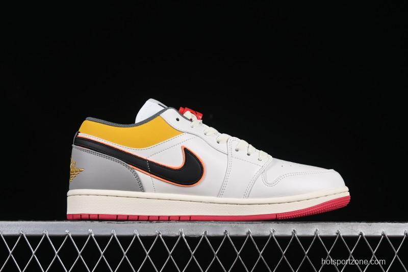 Nike Air Jordan 1 Low AJ1 Mismatch Colorway Low-Top Casual Sneakers - HV4511-133