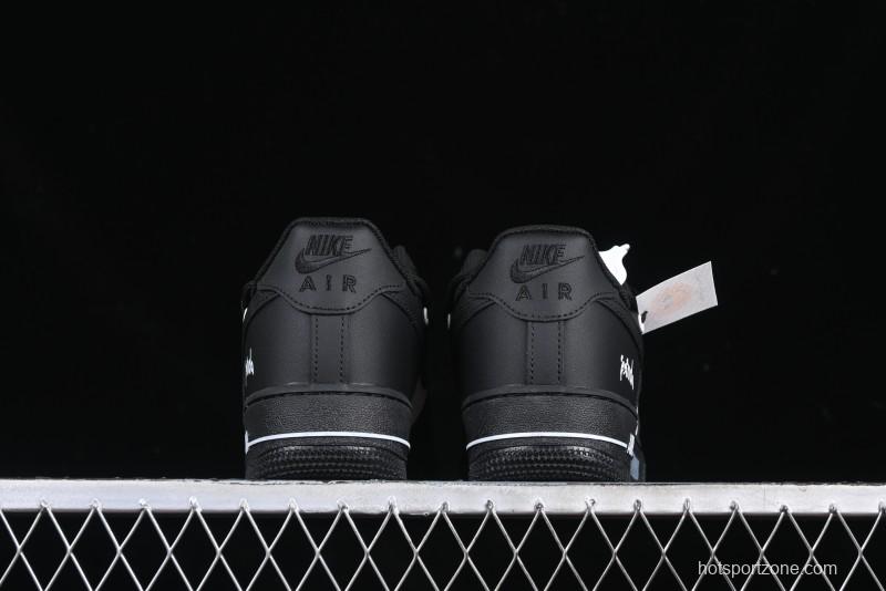 Nike Air Force 1 '07 Low Panda Smiley Low-Top Casual Sneakers - CV9879-542