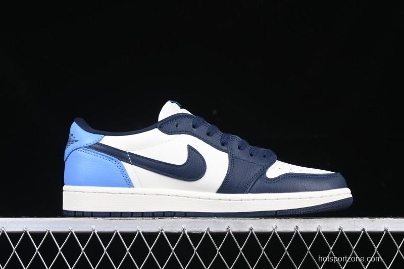 Nike Air Jordan 1 Low OG Obsidian AJ1 Low-top Lifestyle Basketball Shoes - CZ0790-400