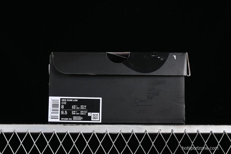 Nike Supreme SB Dunk Low Plaid Colorway Low-Top Casual Skateboarding Shoes - SP1098-051