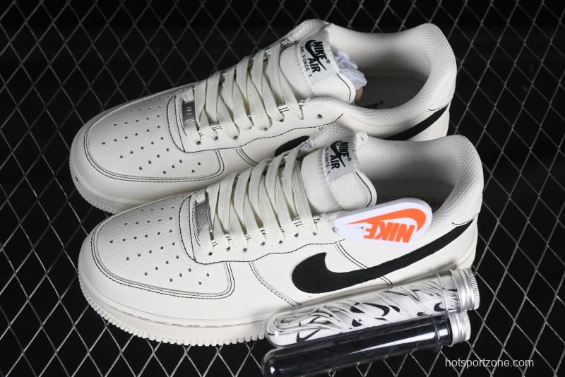 Nike Air Force 1'07 Low Casual Sneakers with Full-Length Air Cushion - HQ2037-200