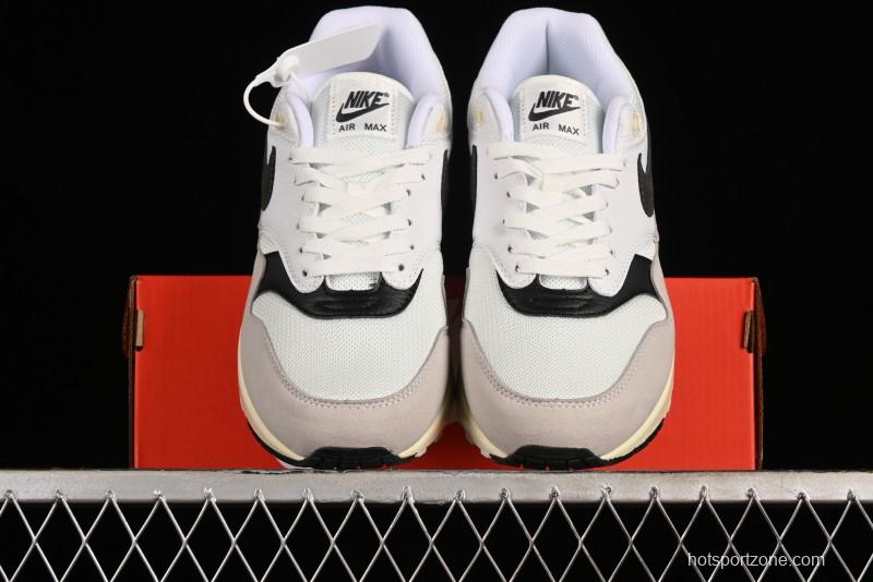 Nike Air Max 1 Retro Running Shoes with Half-Sole Air Cushion - HJ3498-007