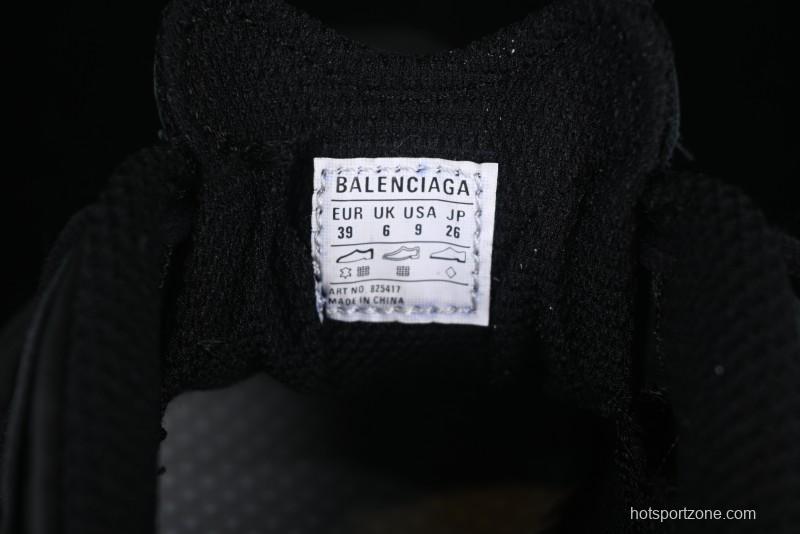 Balenciaga Monday Leather Round Toe Lace-Up Low-Top Casual Shoes - WDTSC1000