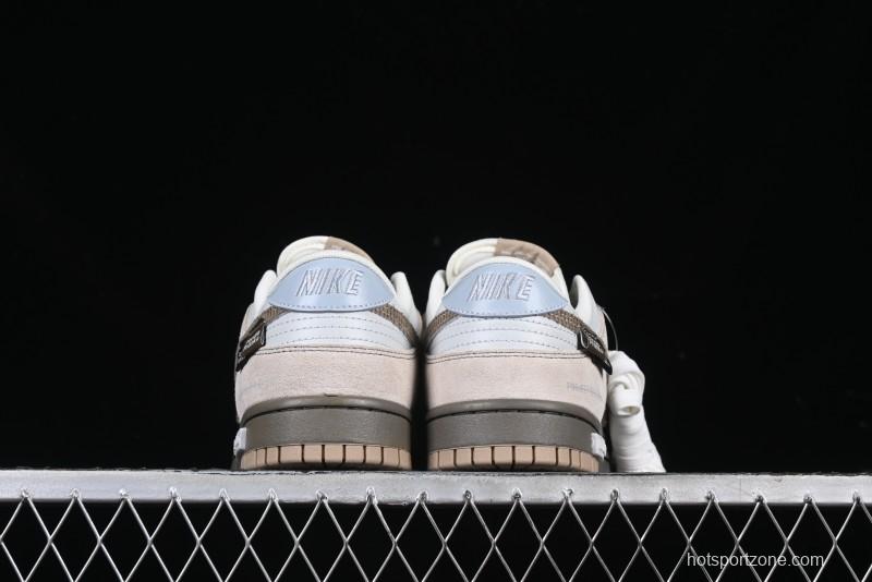 Nike Dunk Low Panda Prank Pioneer Project Jupiter Black Grey Low Top Casual Sneakers - HQ1175-240