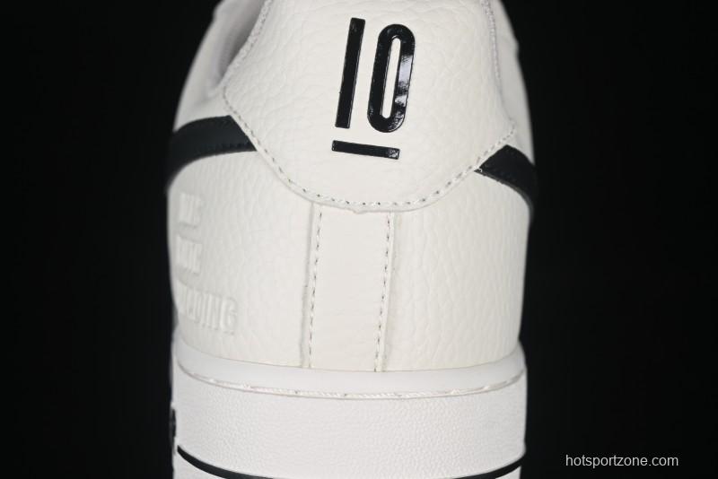 Nike Air Force 1 '07 Low Ted x Portland Triple Collaboration Reflective Black Casual Sneakers - DD8959-706