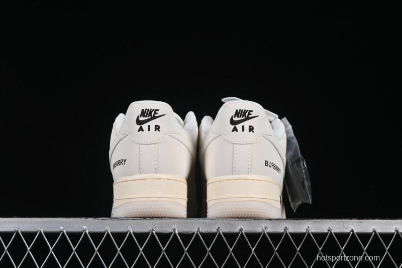 Nike Air Force 1 '07 Low Burberry Collaboration Off-White Crystal Low-Top Casual Sneakers - BB8588-226